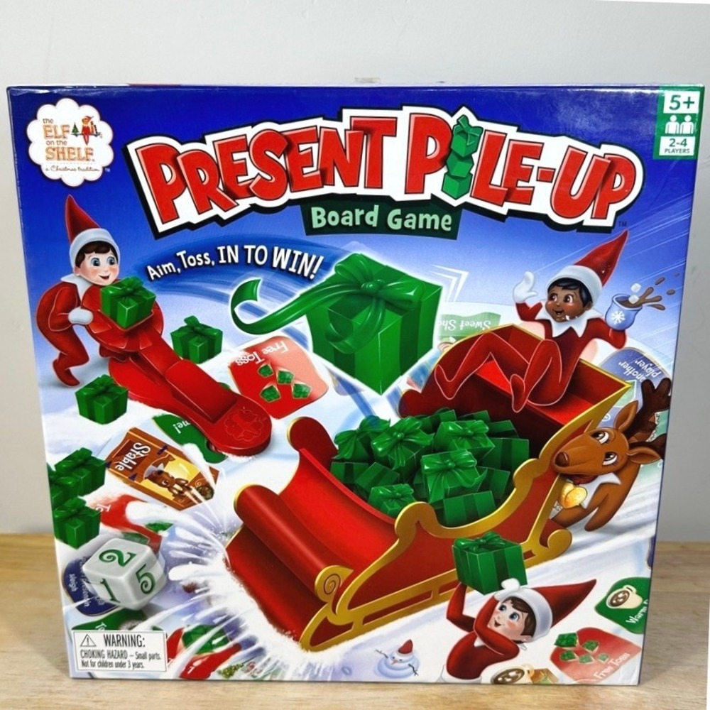 Elf‎ on the Shelf Present Pile-Up Game COMPLETE The LumiStella Company Holiday